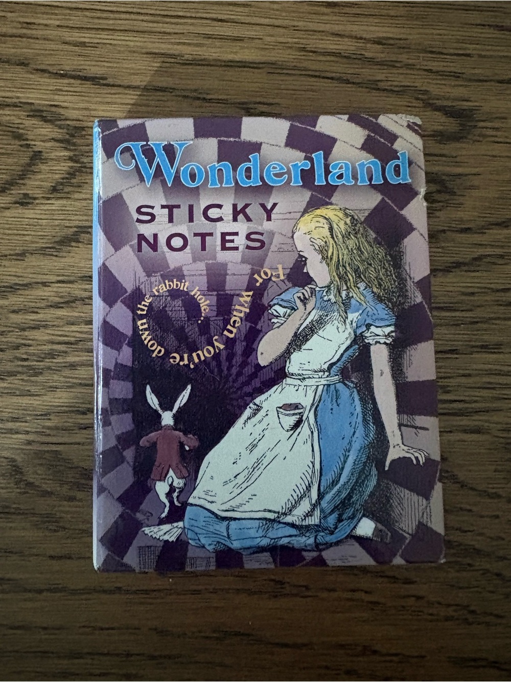 Disney Wonderland Purple Alice Sticky Notes Pack